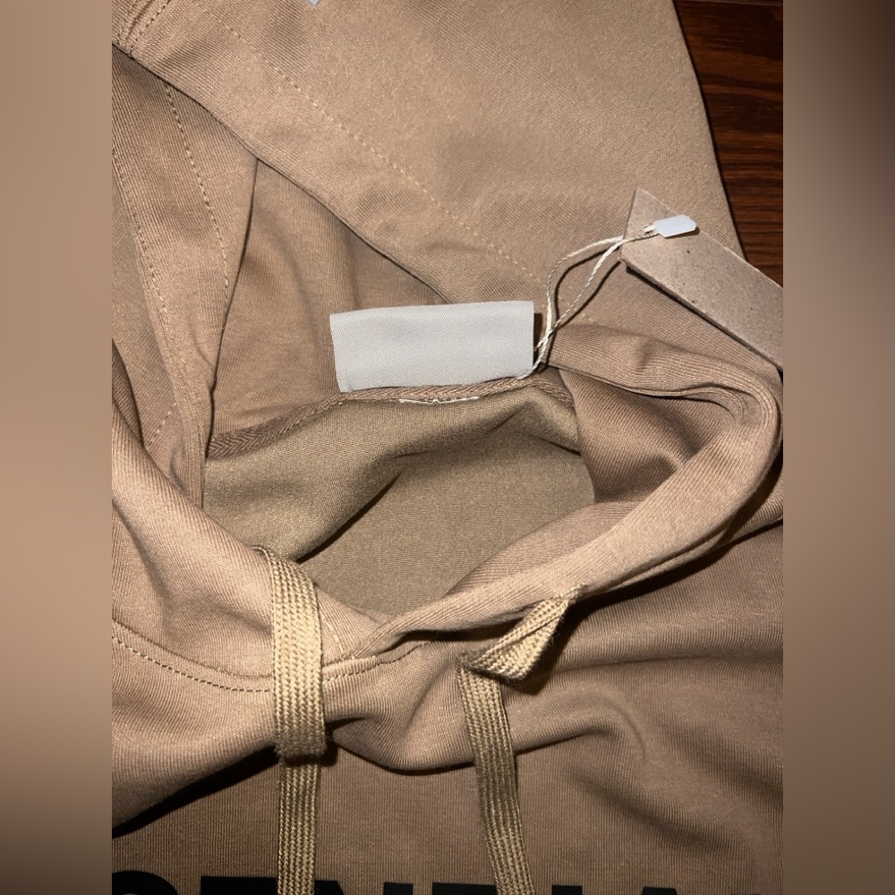 Fear of God Essentials Hoodie Mens In Brown Size Medium - Picture 8 of 11